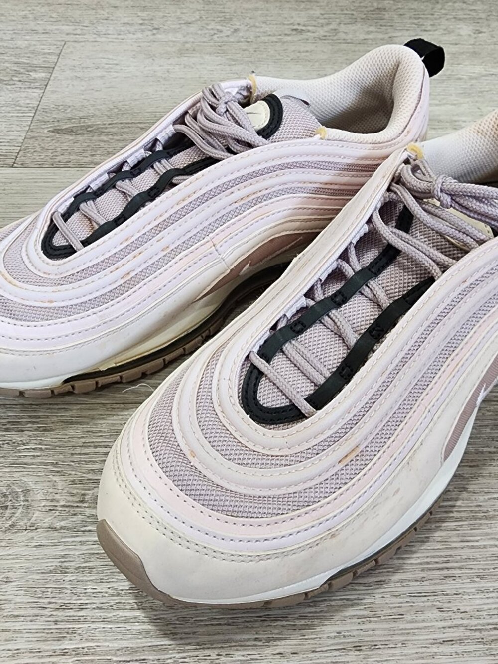 Nike Air Max 97 Running Shoes Sneakers Women's Size 10 921733-602 Pale Pink